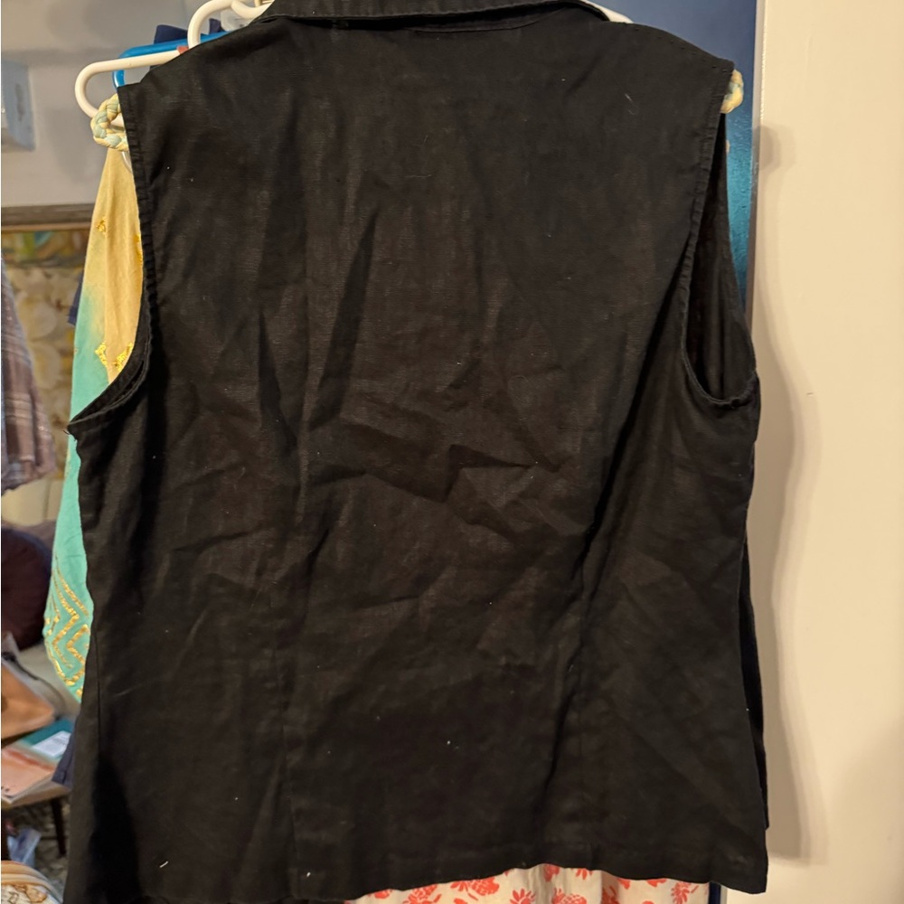 George Black Sleeveless Men's Shirt - Picture 2 of 3